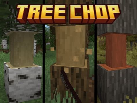 Toradh íomhá ar Minecraft Mod Tree Lumber