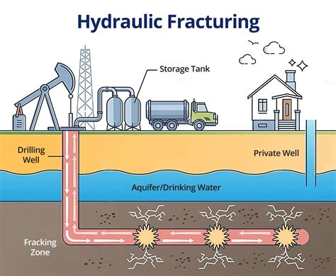 Oil Well Fracking Process に対する画像結果