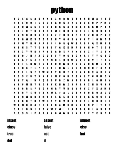 Toradh íomhá ar Python Word Search Pages