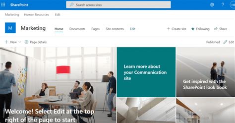 Résultat d’images pour SharePoint Hub Examples