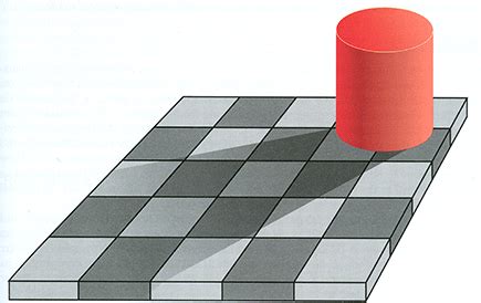 Image result for Visual Perception of Checkered Table