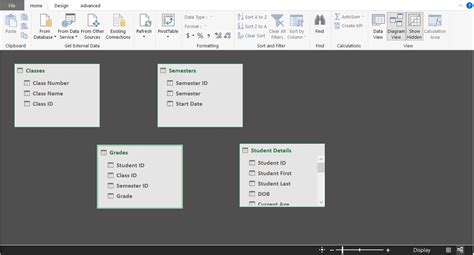 Image result for Design a Model PowerPivot Excel
