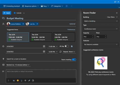How to Create Room Finder in Outlook に対する画像結果