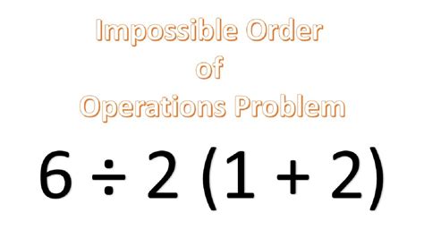 Image result for Confusing Order of Operations Problems