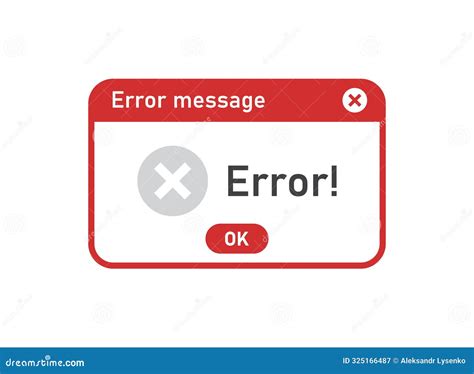 Image result for Error Message Alert