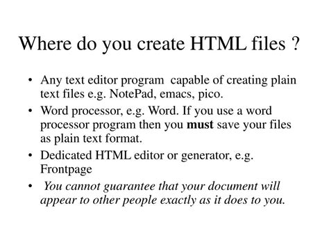Image result for How Do You Create an HTML File