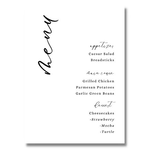 Image result for Menu Script