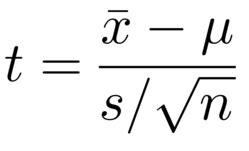تصویر کا نتیجہ برائے Sample Size Formula For T Test