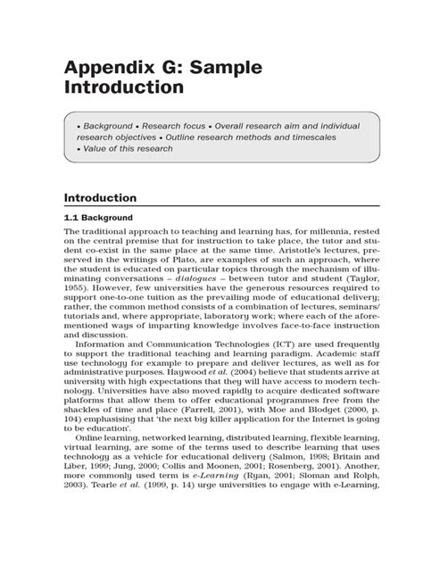 Image result for Appendix Example in Master Thesis