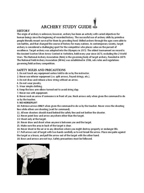 Image result for Archer Study Guide PDF