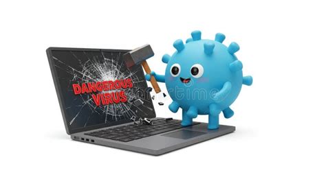 Toradh íomhá ar Cartoon Character Smashing Their Computer