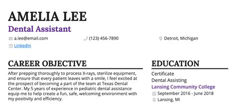 Image result for Job Resume Objective Examples