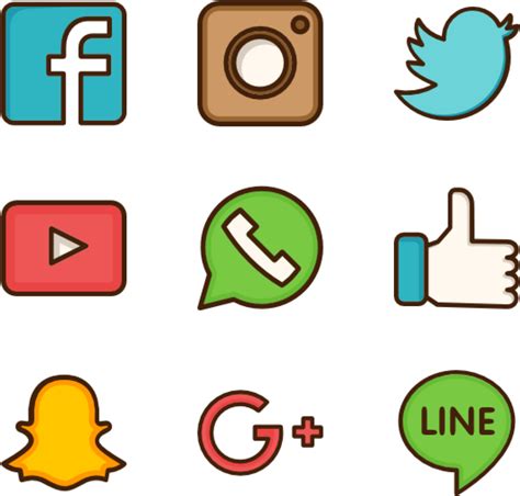 Image result for Clip Art Social Network Logo to Fill Colour