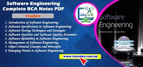 Afbeeldingsresultaten voor Software Engineering Notes for BCA PDF