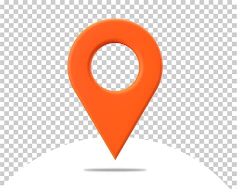 Toradh íomhá ar Orange Location Pin