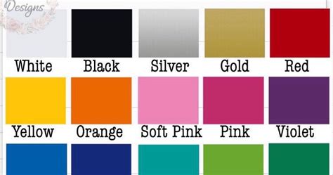 Image result for Font Color Chart
