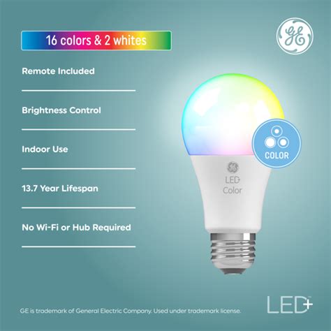 GE Lighting Color Bulb に対する画像結果