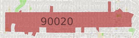 Toradh íomhá ar 90012 Zip Code Map