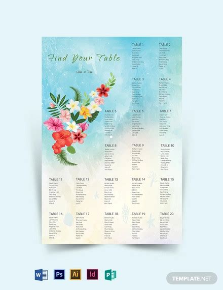 Image result for Wedding Seating Chart Examples