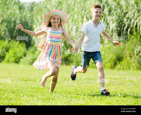 Image result for Two Children Running in Pe