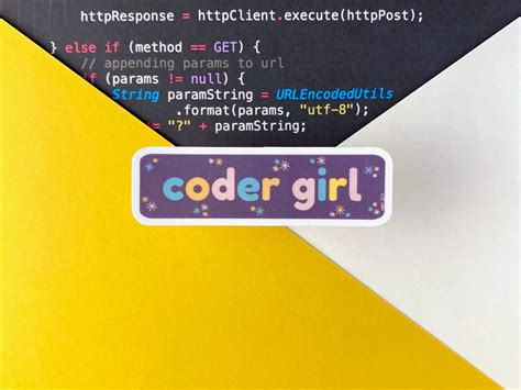 Image result for Programming Girl Sticker Pinterest