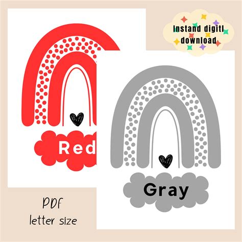 Image result for Color Chart Coloring Pages Printable