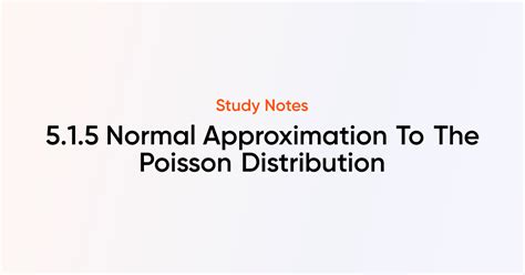Toradh íomhá ar Poisson Distribution Approximation to Normal