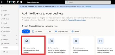 Power Automate Invoice Processing に対する画像結果