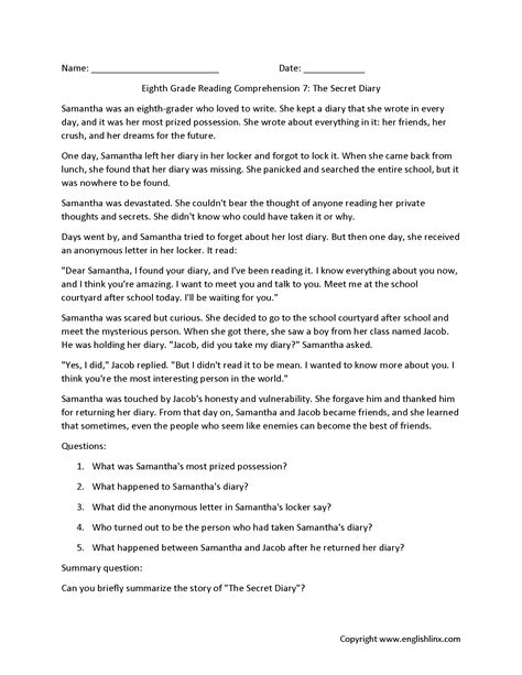 Image result for Sesson Class for Grade 8 Reading Task