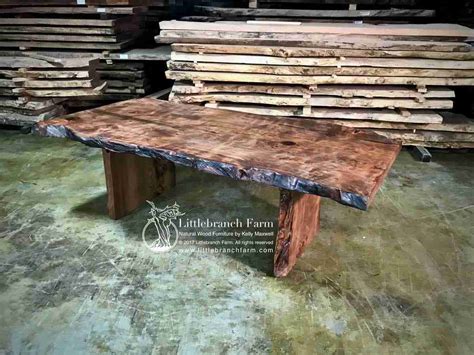 Image result for Rustic Live Edge Dining Table