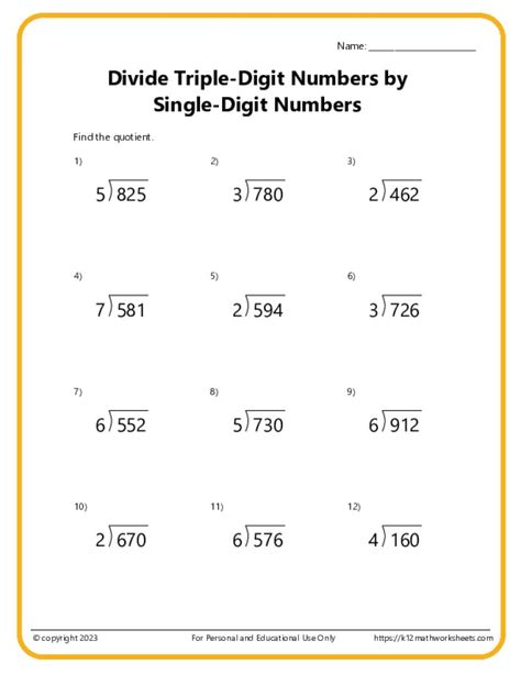 Image result for Math Division 3 Digit