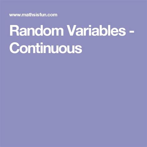 Image result for Why Is Score a Continuous Random Variable