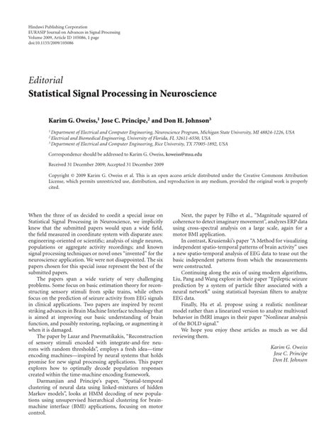 Image result for Statistical Signal Processing