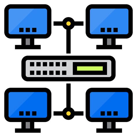 Toradh íomhá ar Computer Network Icon PNG