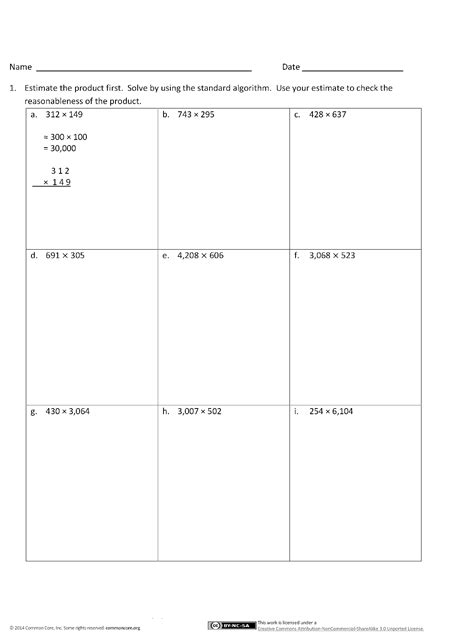 Image result for Standard Algorithm 5th Grade