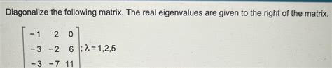 Diagonalize Matrix with Eigenvalues に対する画像結果