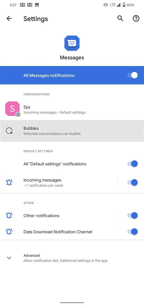 Android Message Notification Bubble に対する画像結果