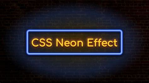 Neon Shadow Effects with CSS に対する画像結果