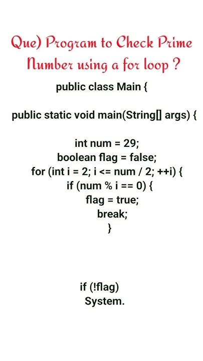 Image result for How to Find Prime Number Java