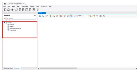 How to Name a Database in MySQL Workbench に対する画像結果