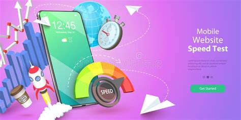 Toradh íomhá ar Website Speed Optimization Cartoon