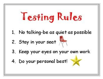 Résultat d’images pour State Testing Rules