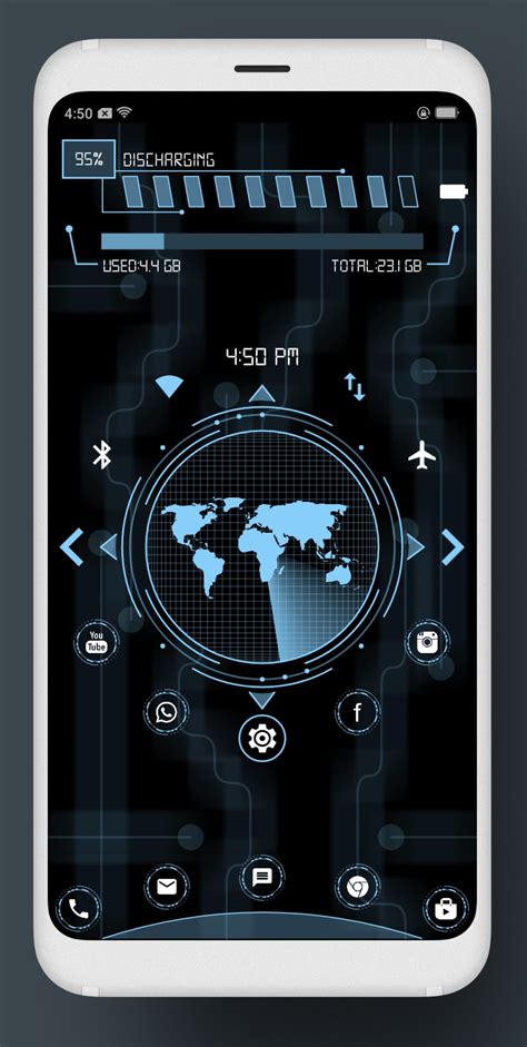 Toradh íomhá ar High-Tech Android Screen
