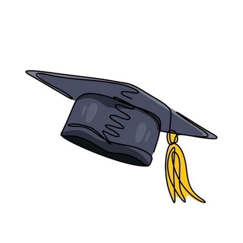 Image result for Drawing of Cap Graduation From Side