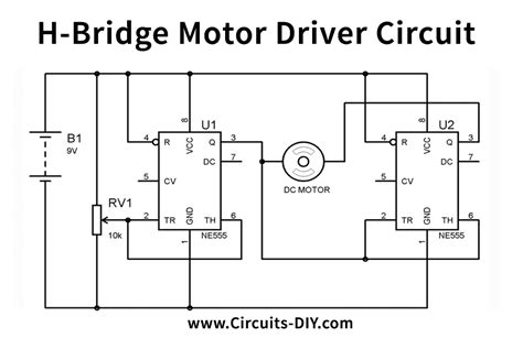 Image result for How to Control Servo Motor Direction Using H-Bridge Circuit