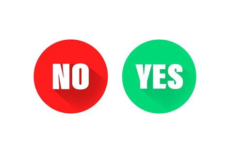 Image result for Yes No Button