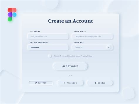 Image result for Application UI CreateAccount