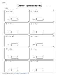 Toradh íomhá ar Basic Operations Worksheet.pdf