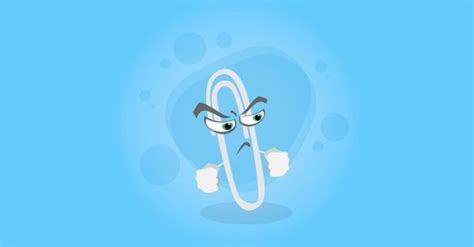 Toradh íomhá ar Microsoft Clippy Evil