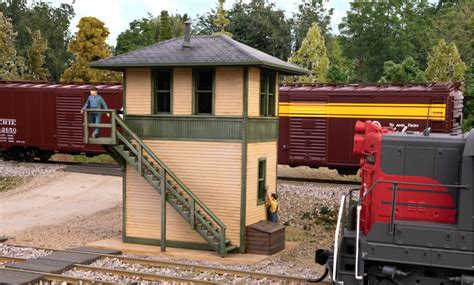 Toradh íomhá ar HO Scale Trackside Signal Tower